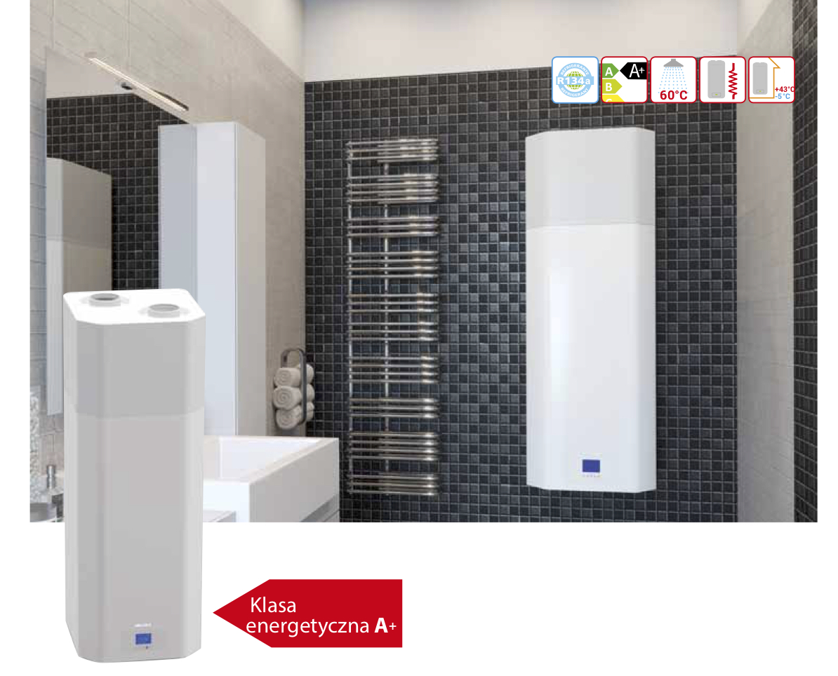 pompa ciepła do podgrzewu ciepłej wody użytkowej - FONKO MAXA CALIDO 110